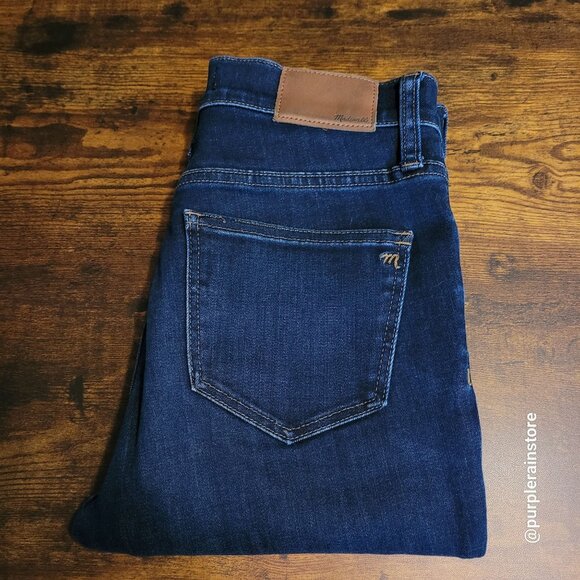 Madewell Jeans Size 28 Skinny 9" High Rise Tummy Control Larkspur Wash F8990 - Picture 3 of 12